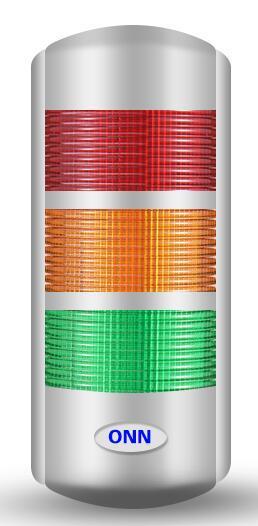 ONN-M4W RYG LED Indicator Light 24V 220V ABS Body Use For Automatic Equipment