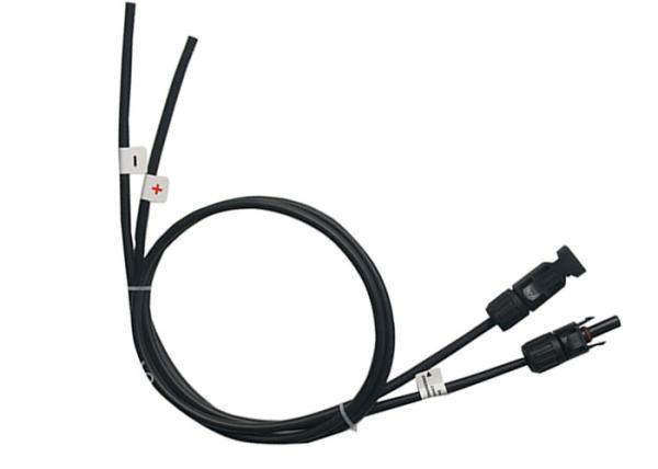 Preto do cabo de extensão 4mm2 do sistema solar XLPE e vermelho