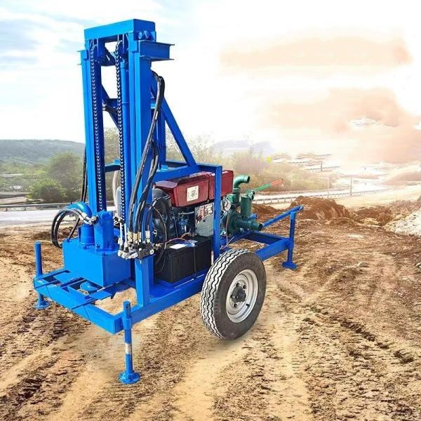 100m 150m Water Well Drilling Rigs/hydraulic Diesel Well Drilling Rigs/mine Deepwell Borehole Machines