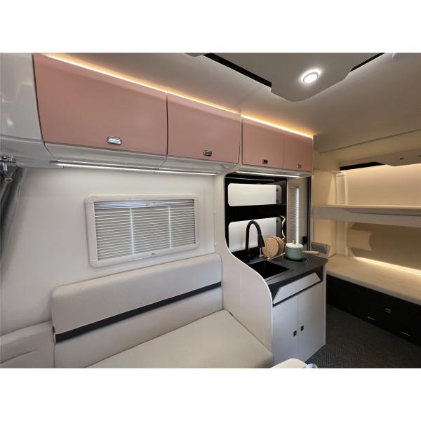 Engate giratório cor-de-rosa do reboque KNOTT da caravana do campista do rv que visita o reboque de campista 3000W