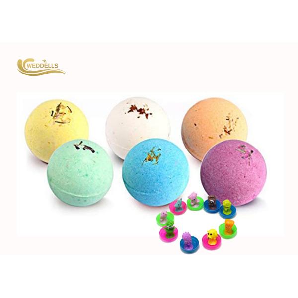 Peaches Bubble Kids Surprise Bath Bombs Organic Assorted Toys Gift set