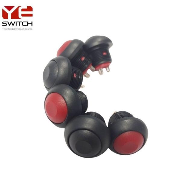 Threaded Bushing Automotive Push Button Starter Switch Momentary Sealed Surface Mount