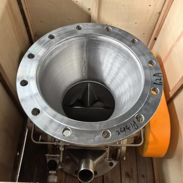 Large Cement High Pressure Rotary Airlock Valve Feeder With Adapter Flanged