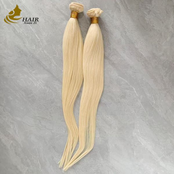 100% Unprocessed Virgin Hair 12A Grade Blonde Straight Human Hair Bundles 613 Blonde Hair Bundles