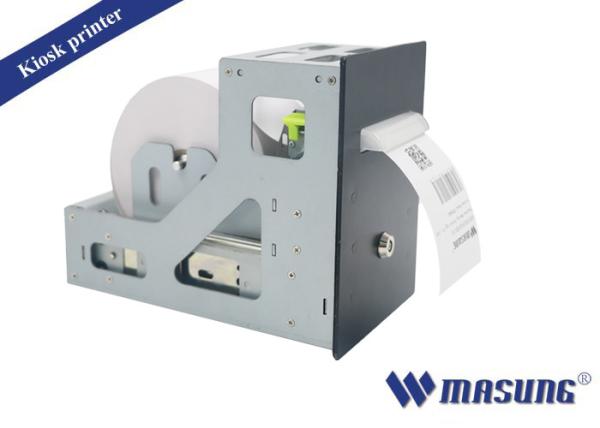 High Printing Speed Kiosk Ticket Printers 60mm Paper Width Full / Partial Cutting