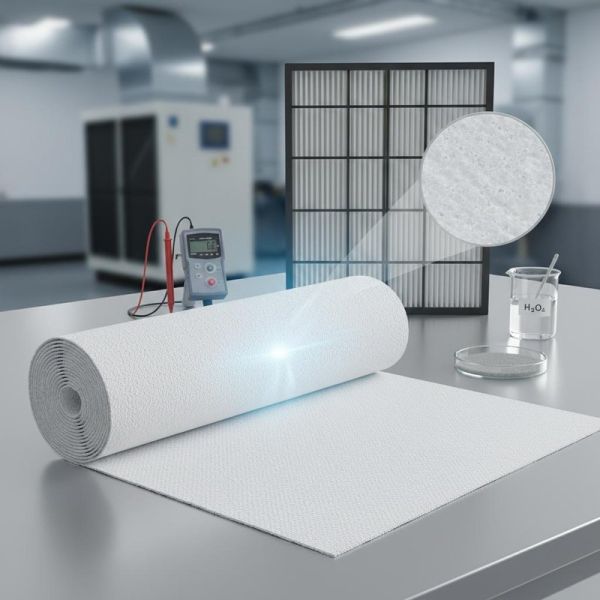 Polypropylene Nonwoven Air Filter Material Offering Strong Chemical Stability and Particulate Filtration for HVAC Systems
