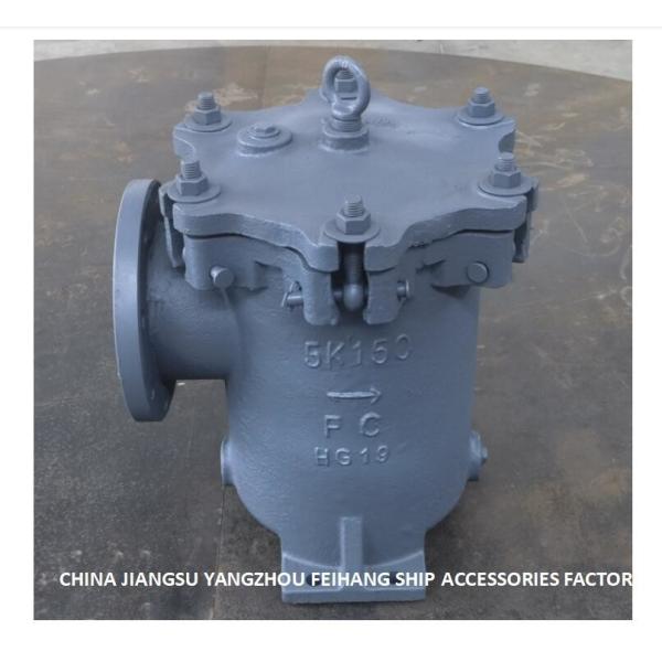 Filtre à eau de mer de Type baril à Angle droit de Type gauche, crépine d'eau 5K-150A LA-TypeJIS F7121 5k-150a