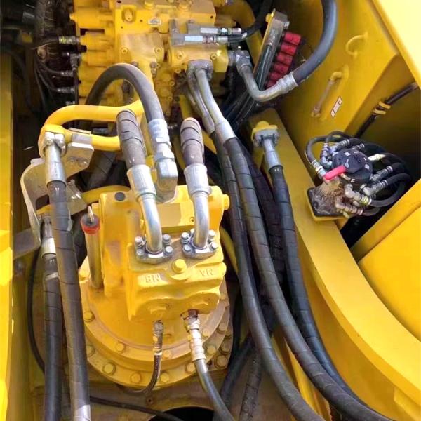 Machines actives pour le déplacement de la terre 35 tonnes Excavatrice utilisée Komatsu PC350-7 avec rampe