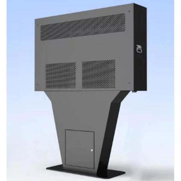 Free Standing Bus Stop Digital Signage 1920*1080 Resolution With Big Screen