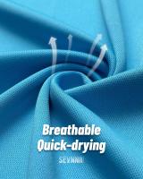 Anti-Odor Technology 4-way stretch Running Fabrics Quick Drying