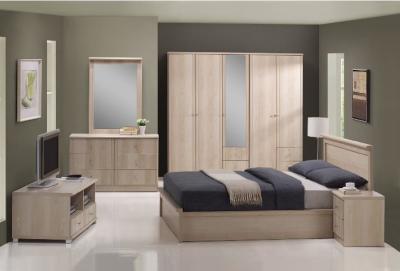 Particle Board Modern Home Furniture,Bedroom Furniture,Wood Bed and Wardrobe,Nightstand,Dresser,TV Stand,Amorie,Chest