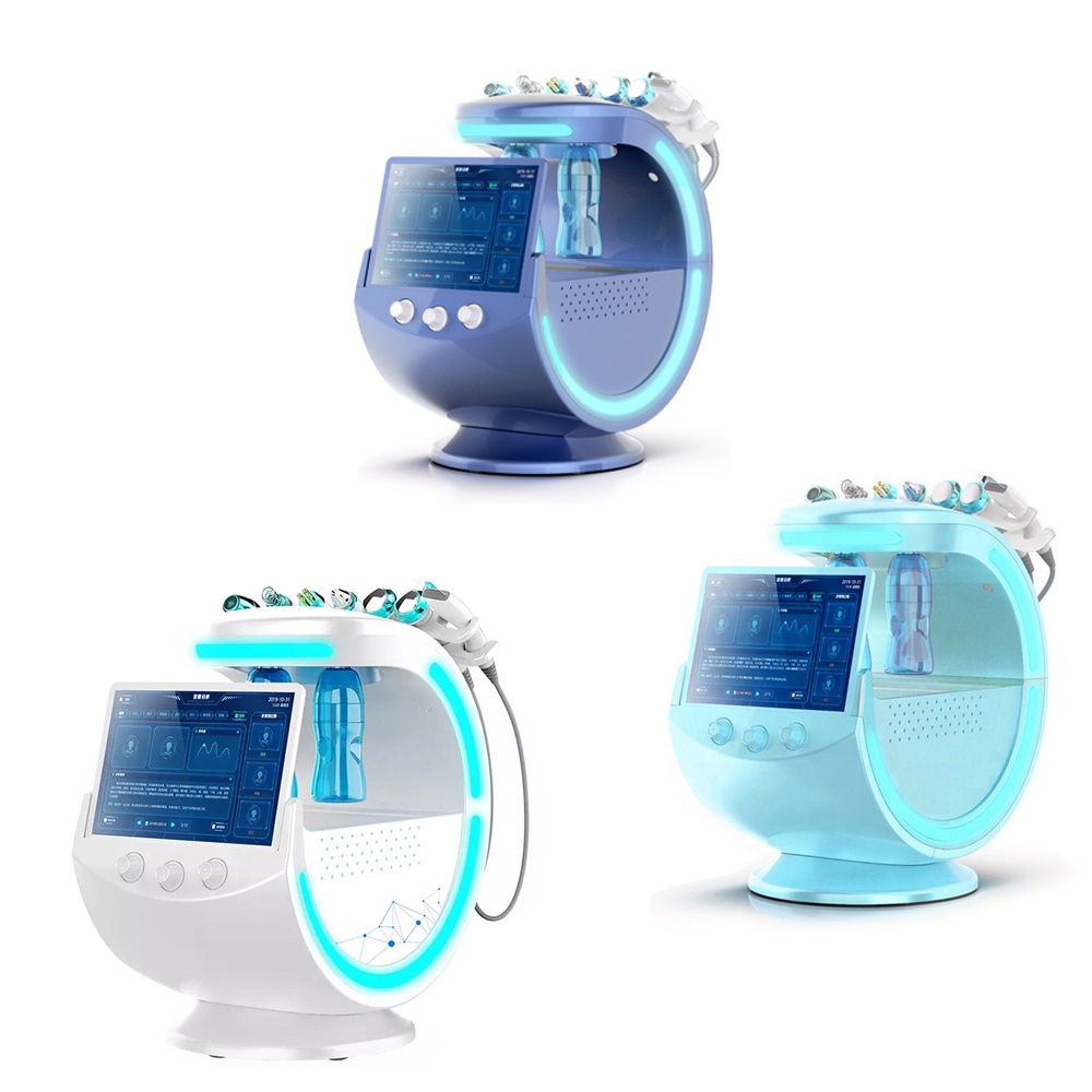 Hydra Facial Machine Aqua Peel Smart Ice Blue Skin Management System 7 In 1