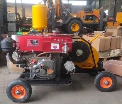 Мощность 380 Вт BW 160 Грязевой насос с дизельным двигателем 8 л. с. 160 л/мин.