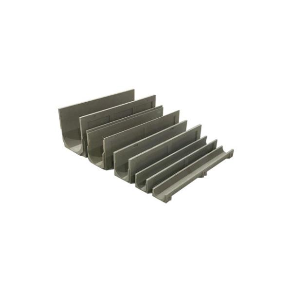 Trincheira de drenagem concreta da resina, dreno linear do canal concreto do dreno com Type Cover do entalhe