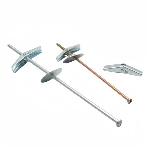 Zinc Plated Steel Butterfly Anchor Bolt Fire-Rated 12mm Diameter DIN Standard for Safe Installations Inch and Metric System