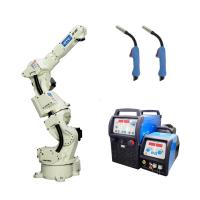 6 axes charge utile 6 kg portée 1427 mm OTC FD-V6S bras de robot de soudage avec soudeur AOTAI et pistolet TBI pour matériaux de soudage