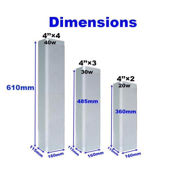 4 Inch Woofer*2 20W Indoor Column PA Speaker High Sensitivity Speaker