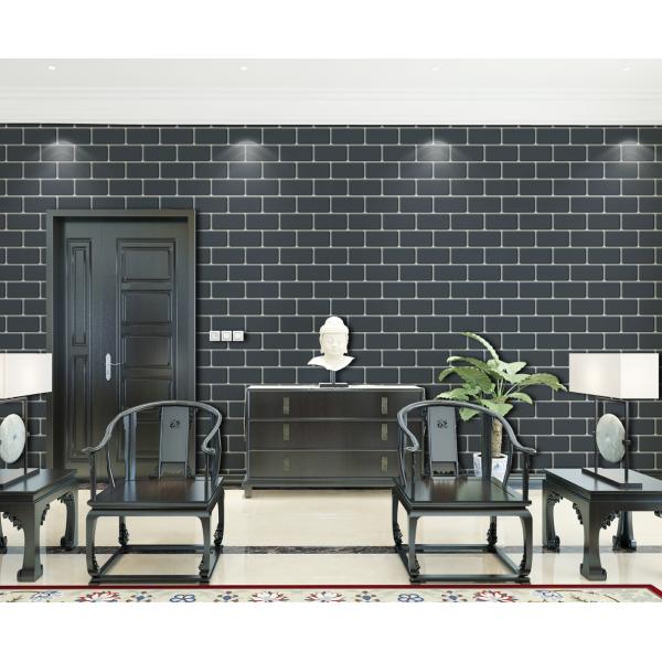 3D waterproof PVC wallpaper modern fashion design removeable 2017 new