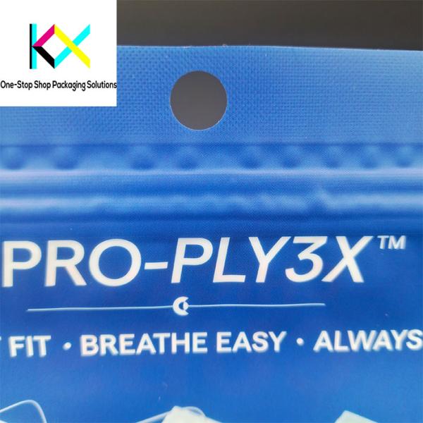 KN95 Surgical Facial Mask Medical Device Packaging Pouches ISO9001 Certified