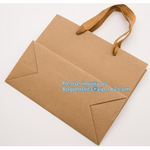 Fast Delivery Custom Made Luxury Printed Paper Bags,Recycled Custom Logo Printed Shopping Packaging Craft Brown Kraft Pa