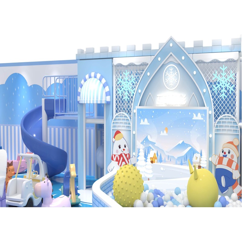 Themed Mini Park Indoor Sand Pit Nature Soft Sand Pool for Kids Naughty Castle