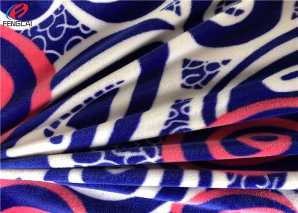 95% Polyester 5% Spandex Velvet Fabric Brushed Velour Fabric For Blanket