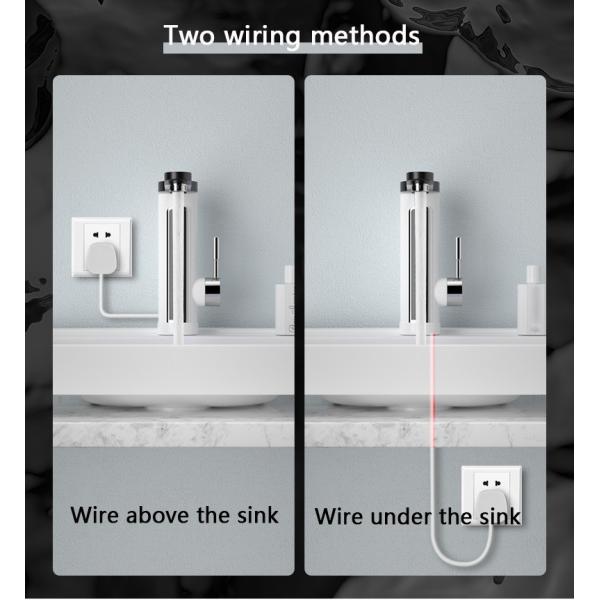 Faucet воды LVD нагрева электрическим током немедленного горячего водопроводного крана кухни 3000w многофункциональный