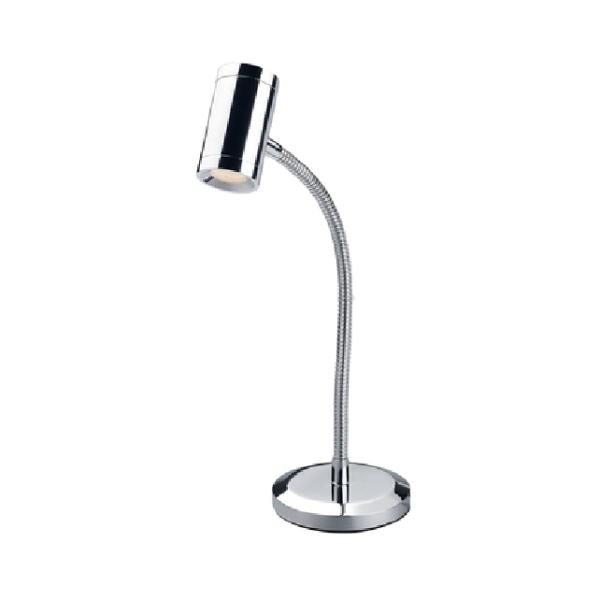 30000 Hours Working Time Chrome Plating Table Desk Lamp for Bedroom Office Living Room