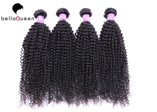 Onda encaracolado tirada das extensões do cabelo humano de cabelo humano do Virgin dobro macio