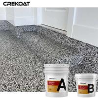 A pintura lasca-se revestimento do assoalho da resina de cola Epoxy para o concreto do porão da garagem