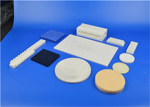 Half Round  Alumina Ceramic Parts / Alumina Ceramic Blocks  with Holes