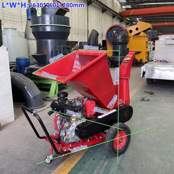Multifunction Electric Tree Branch Shredder for Crushing Rice Poles and Fruit Trees