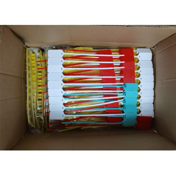 300mm Length Plastic Security Seals With 340 N Tensile Strength And Pull Tight Sealing
