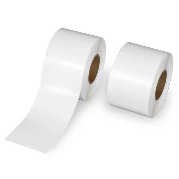 80mm Continuous Direct Thermal Labels Lineless Glossy Printer Shipping Label Paper