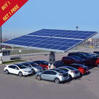 Superfície galvanizada galvanizada da neve dos sistemas solares 1.4KN/M2 do Carport do picovolt carga máxima de aço