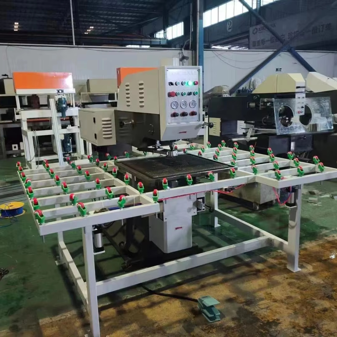 Water Cooled Glass Drilling Equipment 3KW 380V With Double Drill Bits