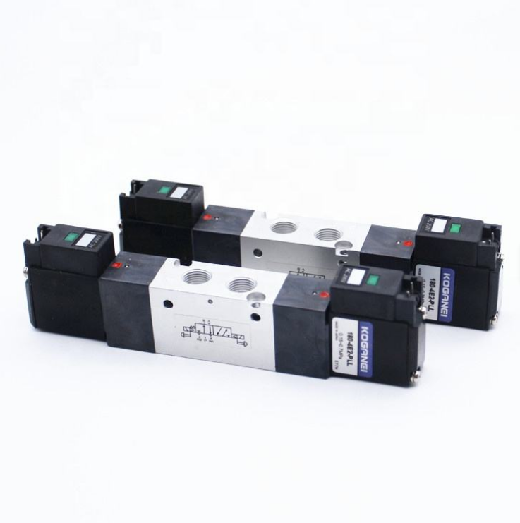 Koganei Solenoid Valve Two-position Five-way 180-4E1-PLL/-4E2-83-PSL/DC24V/AC
