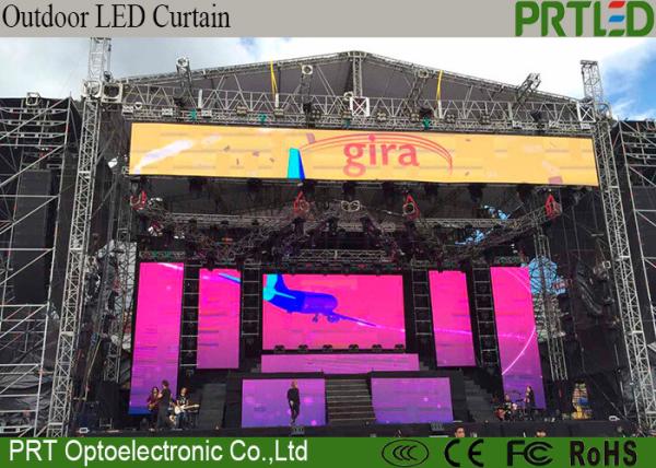 Light Weight LED Curtain Screen P10.4 Full Color 500*1000mm Rental Or Fixed