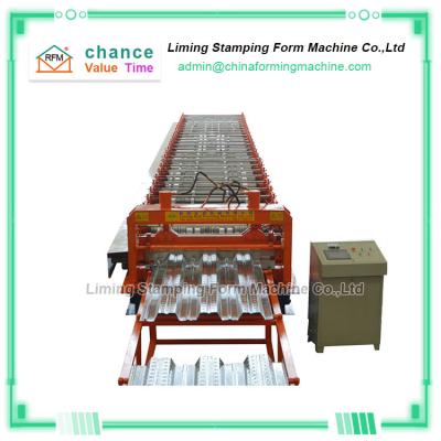 5.5kw Metal Deck Roll Forming Machine , 8m/min Floor Making Machine