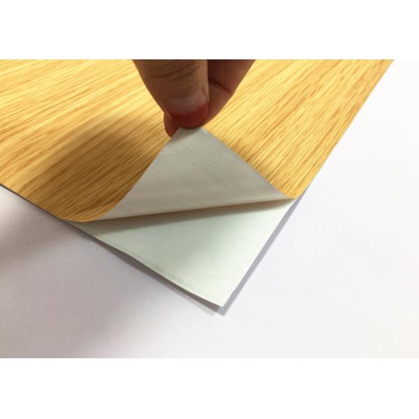 Wood Grain Peel And Stick Wallpaper Self Strong Adhesion For Renewing Furniture