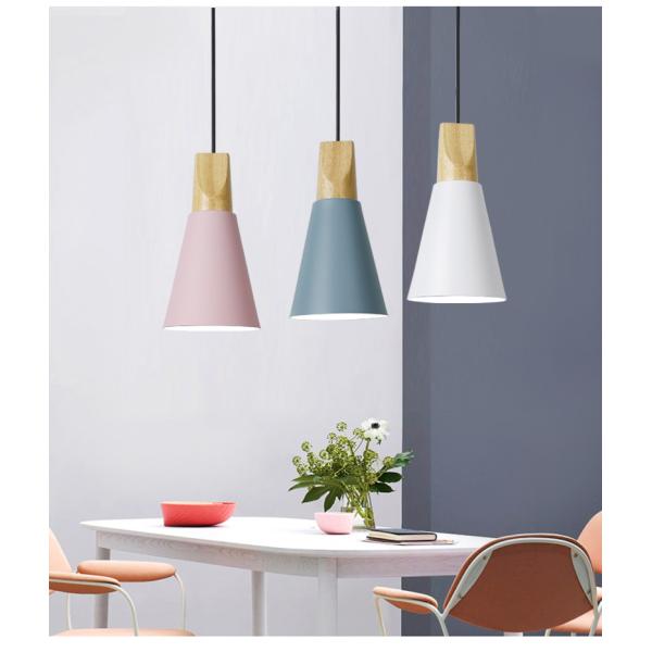 Lumière pendante de chambre à coucher 140*280mm moderne colorée minimaliste d'AC85V 31W