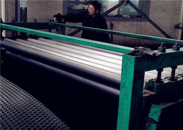 Horizontal Expanded Metal Equipment , Sheet Metal Flattening Machine  Roller Type