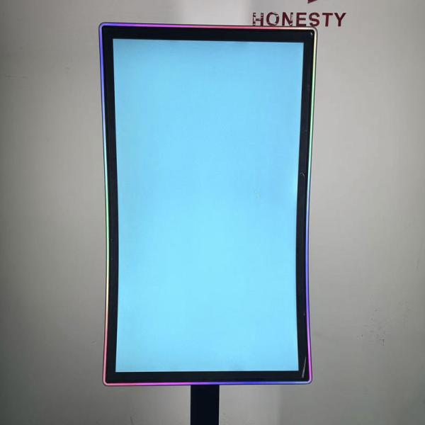 Factory OEM 32 Inch Curved Touch Screen J-Shape Curve Capacitive Touch Screen LCD Monitor For Game Cabinet
