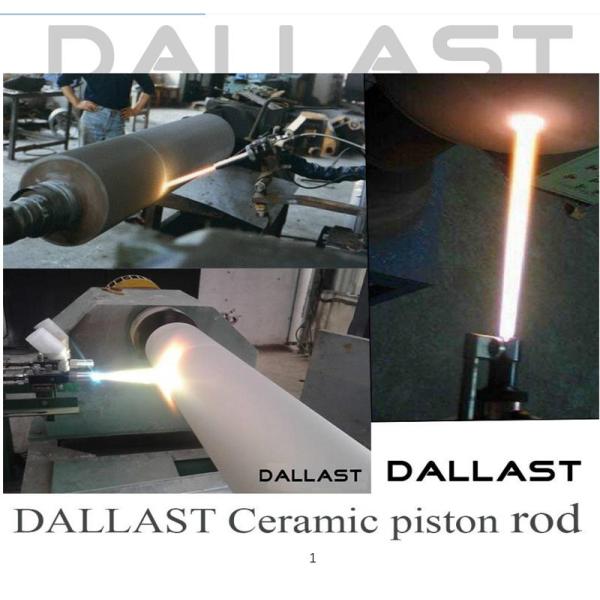 Accessories Ceramic Chrome Plated Rod For Hydraulic Oil / Pneumatic Cylinder