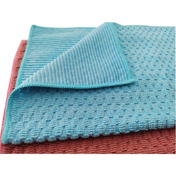 40x40 Cm Jacquard Car Polish Rags Wash High Quality Microfiber Towels For Cars