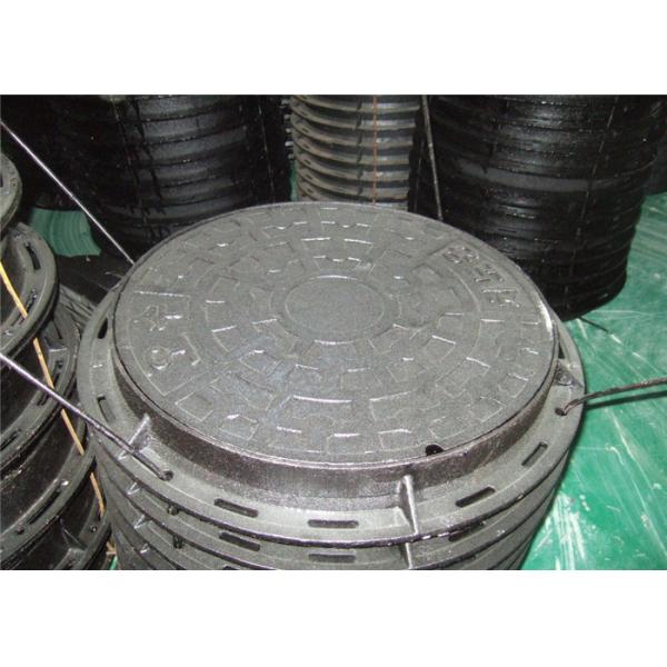 EN124 B125 Round Cast Iron Drain Covers Anti Frozen For Drainage Channel