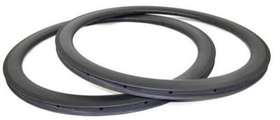 hot sale light bike carbon rims 50mm clincher rims 25mm width with Basalt braking surface