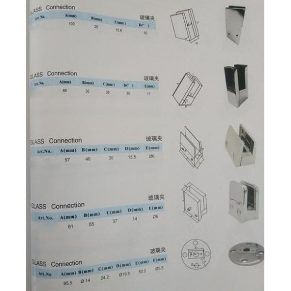 Glass Connection,glass connector for marine hardware from China supplier