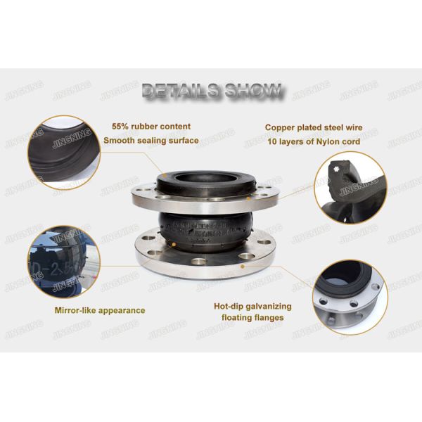 Nylon Cord Single Sphere Rubber Expansion Joint