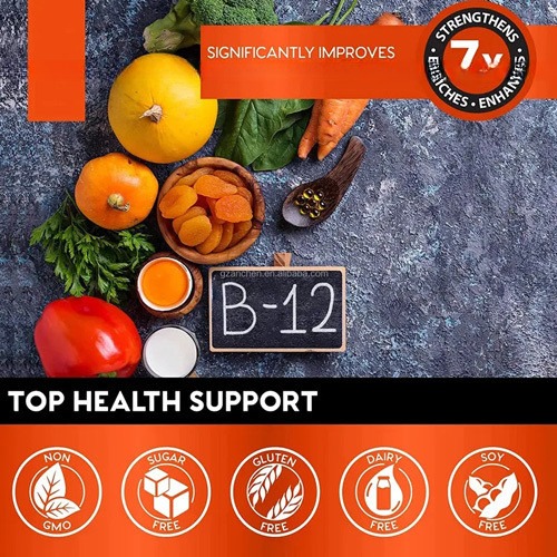 OEM Private Label Dietary Supplement Vitamin B 12 Drops Drink Improve Eyesight Oral Liquid